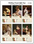 Cross Stitch Gift Tags Needlework Labels Ladies Stitching No.019 (image for) Cross Stitch Gift Tags Needlework Labels Ladies Stitching No.019
